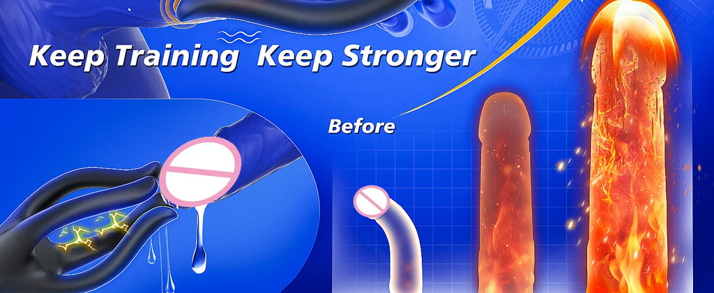 Male Penis Vibrator Sex Toys,4 Tentacles 360° Wrapping Glans Trainer,Fingertip Endurance Delay Exerciser,Masturbator Erotic Toys
