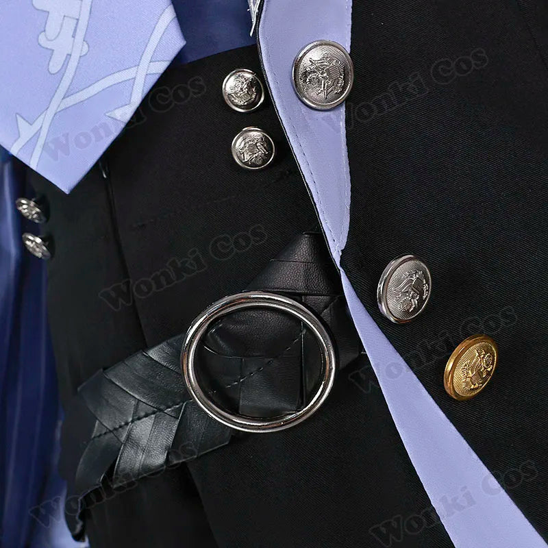 Game ZZZ Hugo Vlad Cosplay Costume Wig Hair Zenless Zone Hugo Cosplay Men Role Play Carnival Outfits for Anime Events