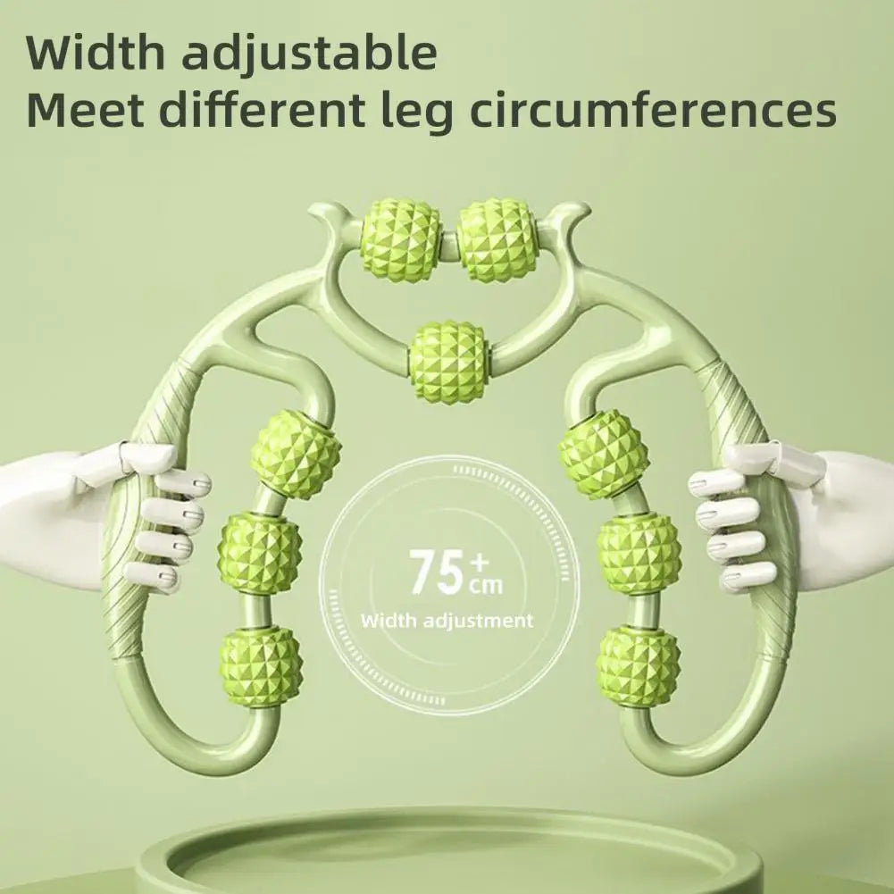 9 Rollers Leg Massage Roller Deep Tissue Massage Roller Soreness Relief Massage Roller Arm Muscle Relax Leg Beauty Rollers