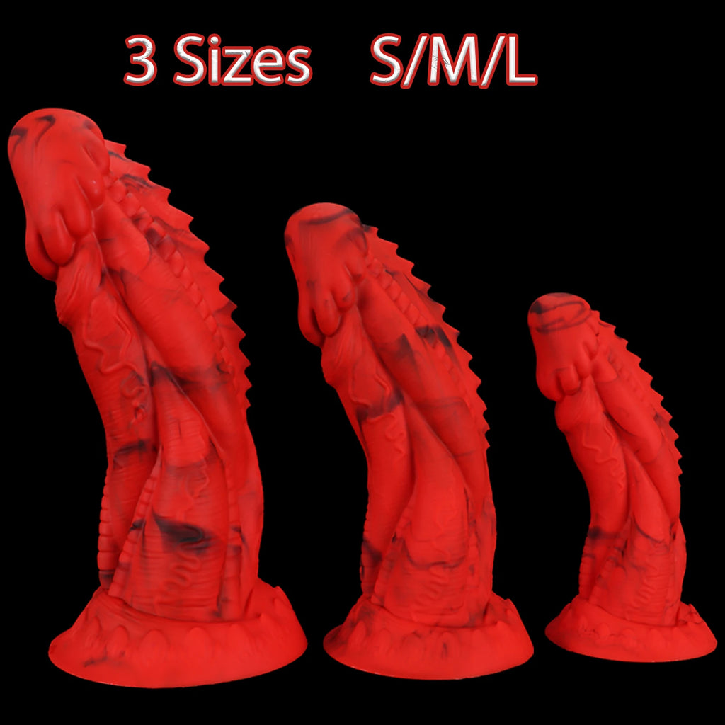 Huge Big Large Anal Plug Dragon Monster Long Anal Dildo Anal stretching dialator Butt Plug Adult Sex Toys For women Men Gay