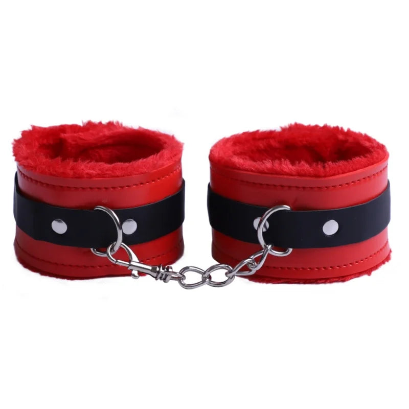 Leather Whip Bondage Plush Erotic Handcuffs Bdsm Slave Gag Exotic Accessories Anal Plug Sex Toys For Women Role Play Adult Games