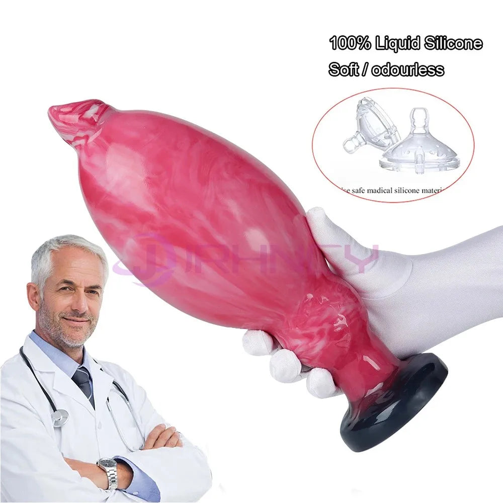 Dog Knot anal Dildos inflatable Buttplug max 11cm huge anal dilation plug sex toys for women men BDSM G-Spot Prostate Massage