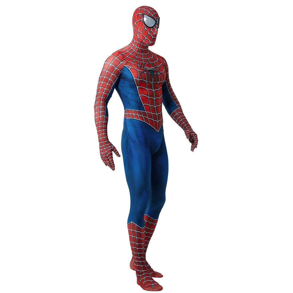 Spiderman Costume Adults Tony Venom Costume  Detachable Mask Stretchable Suit Deluxe Superhero Costume Halloween Costume For Men