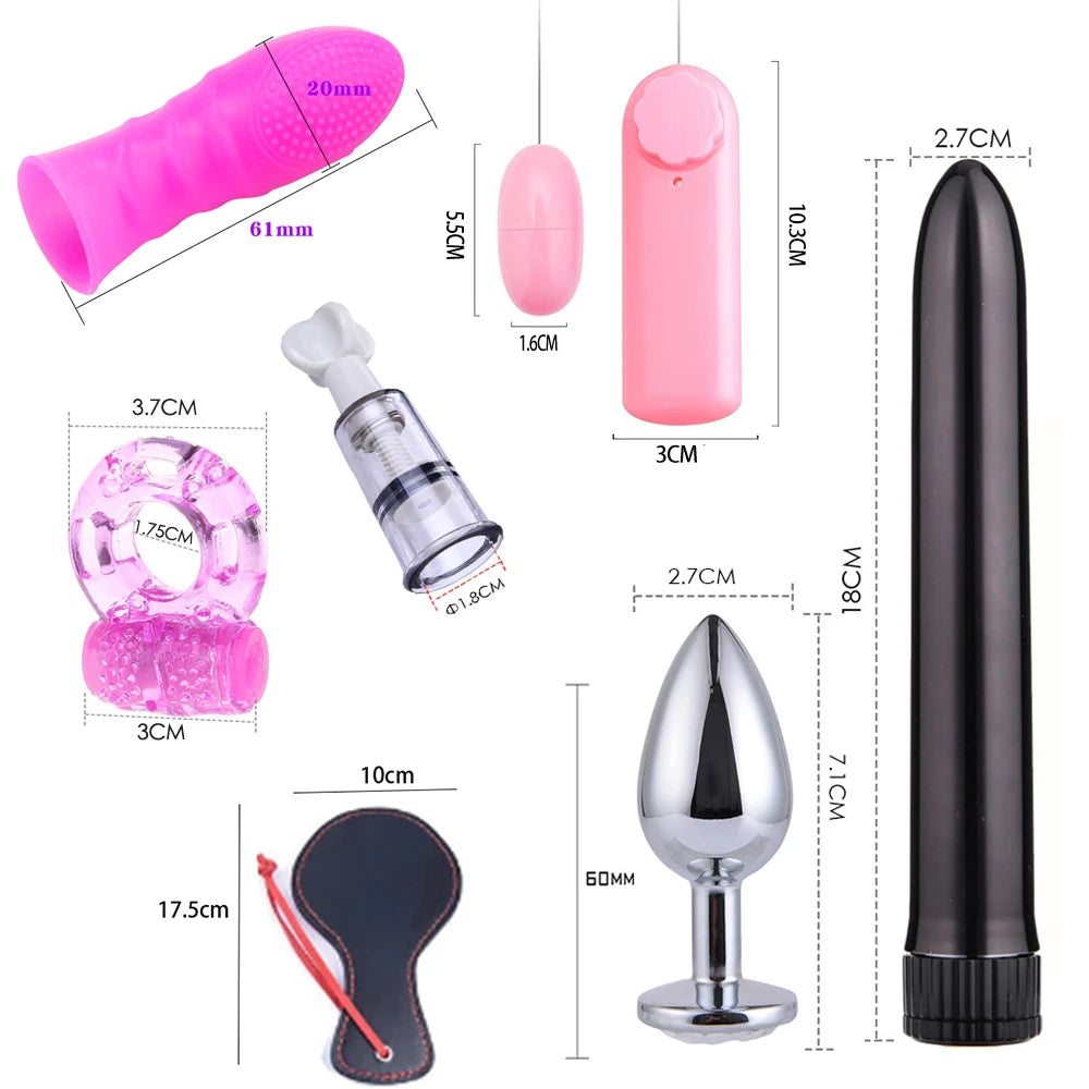 Sex toys for women BDSM sexual couples kit erotic accessories handcuffs for session Anal plug sex game Adult Sexy Toys sexyshop