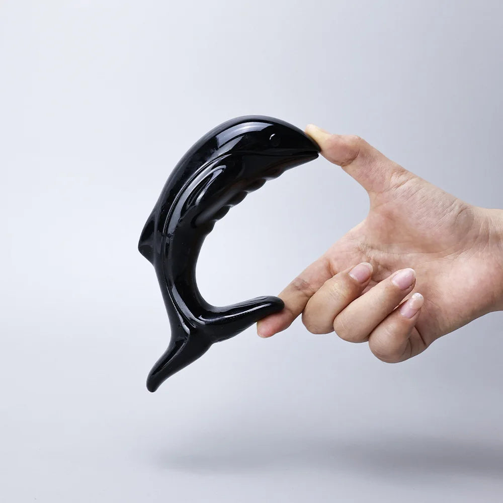 Unisex Little Dolphin Anal Plug Wearable Anal Massage Masturbator Cute Butt Plug for Beginners Couples Adult Sex Toy