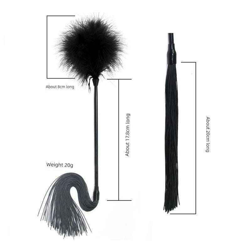 Rattan Small Whip Couple Toy SP Props Horsewhip Flogging Boyfriend Female M Tassel Leather Loose Whip Beating Pp