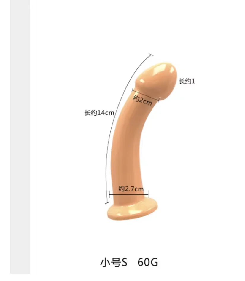Ultra Simulation Soft Big Glans Dildo Realistic Penis Lifelike Dick Anal Plug Suction Cup Thrusting Sex Toys For Woman Gay 18+