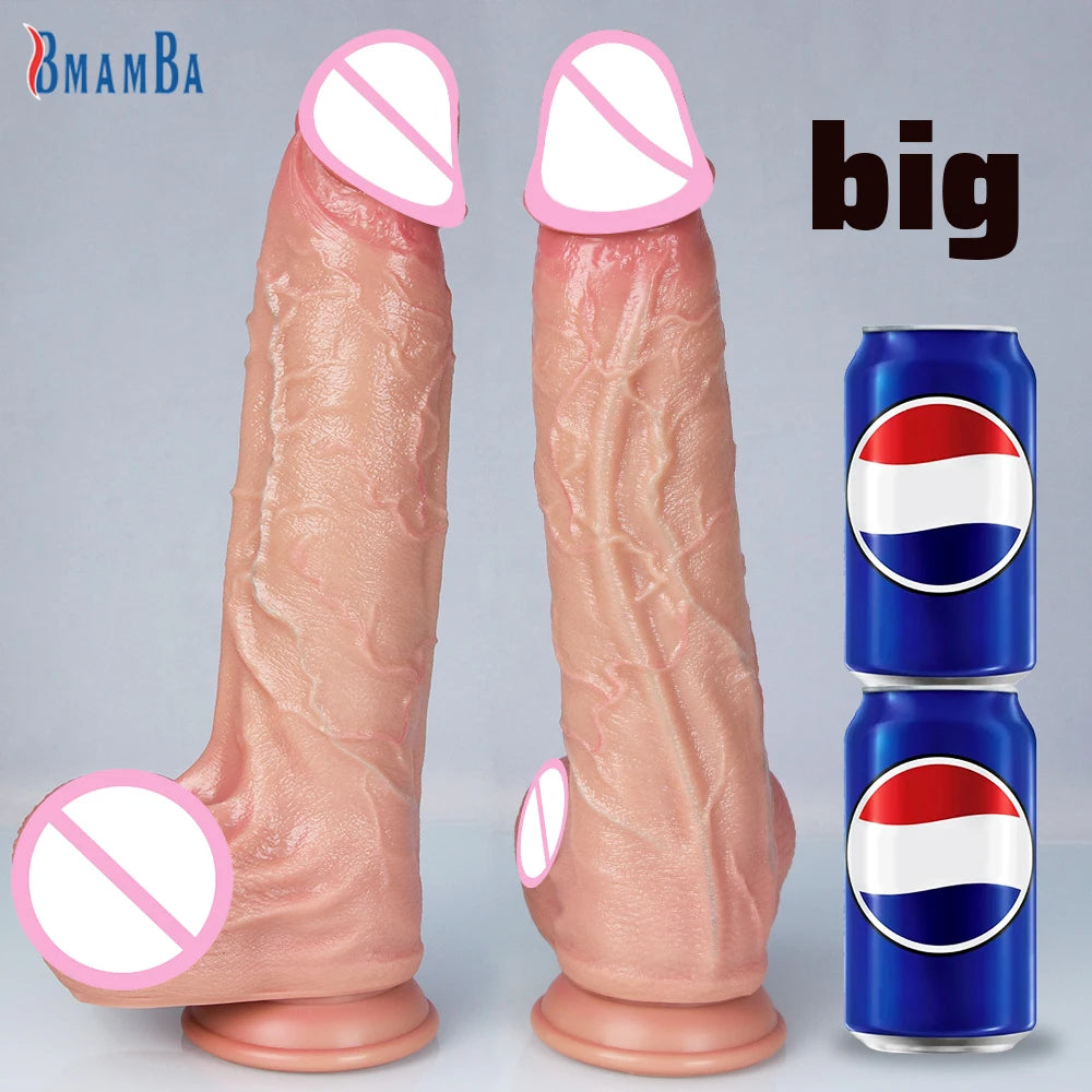 Super Huge Dildo Realistic Suction Cup Penis Lesbian Masturbate Dick Sexy Silicone Dildos for Women Gay Dildio Adult Sex Toys