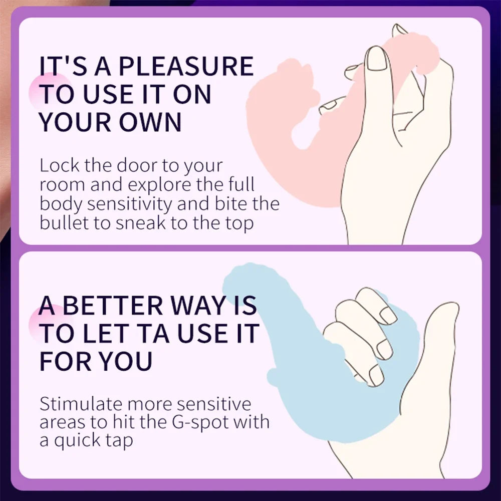 Big Tongue Swing Thrusting Dildo Vibrator Clitoris Nipple G-Spot Stimulator Vagina Anal Masturbator Sex Toy for Women Couples