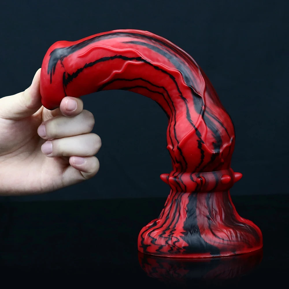 Soft Realistic Dog Dildos Huge Penis With Suction Cup Big Butt Plug Giant Monster Cock Dick Adult Sex Toy Supplies For Men Women