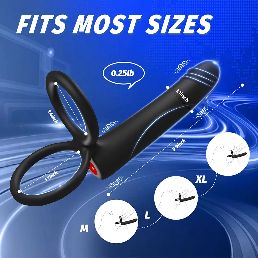 Anal Plug Double Penetration Dildo Butt Plug Vibrator For Men Strap On Penis Massage Vagina Plugs Adult Sex Toys For Couples 18+