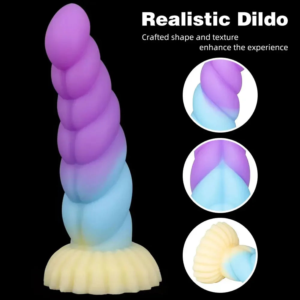Realistic Monster Dildo for Women Anal Dildo with Strong Suction Cup Silicone Dragon Dildo Prostate Massager Sex Toys for Men