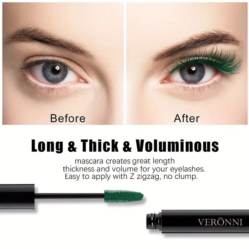 Ultra-fine Small Brush Head Mascara Lengthening Black 3D Lash Eyelash Extension Eye Lashes Long-wearing Black Color Mascara