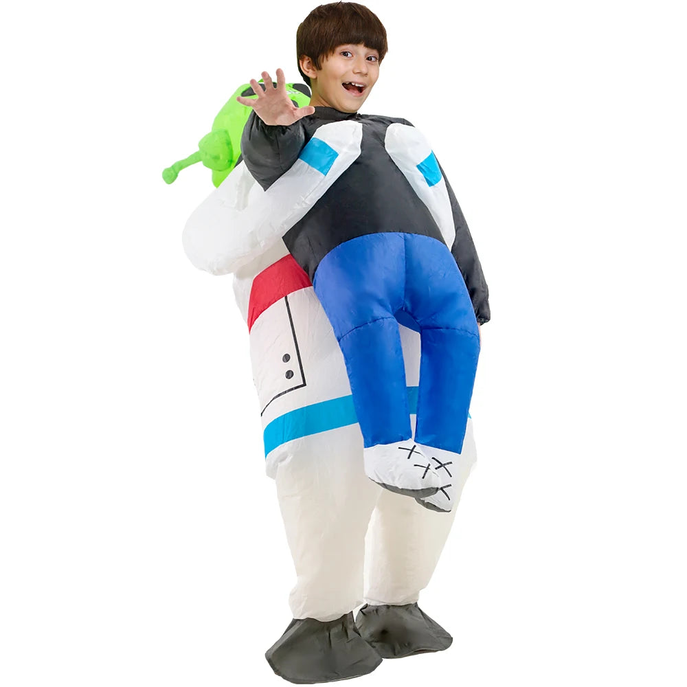 New Alien Inflatable Costume Anime Suits Dress Mascot Purim Halloween Christmas Party Cosplay Costumes for Kids Adult