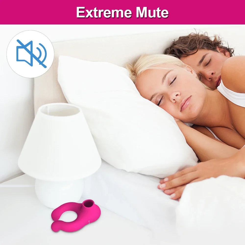 Vibrator For Women Clitoral Sucker Penis Cock Ring Stimulator Clit Sucker Delay Ejaculation Dick Enlarger Ring Sex Toys For Men