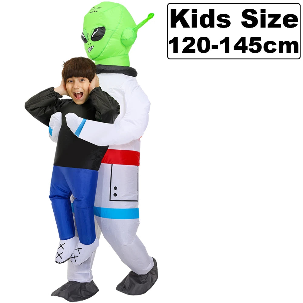 New Alien Inflatable Costume Anime Suits Dress Mascot Purim Halloween Christmas Party Cosplay Costumes for Kids Adult