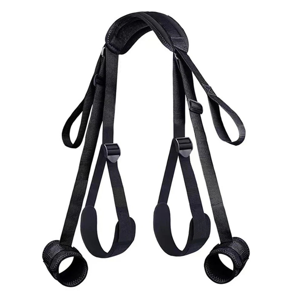 Bdsm Bondage Set Restraint Erotica Binding Sex Forced Split Leg Straps Neck Wrist SM Sex Toys For Woman Couples Products
