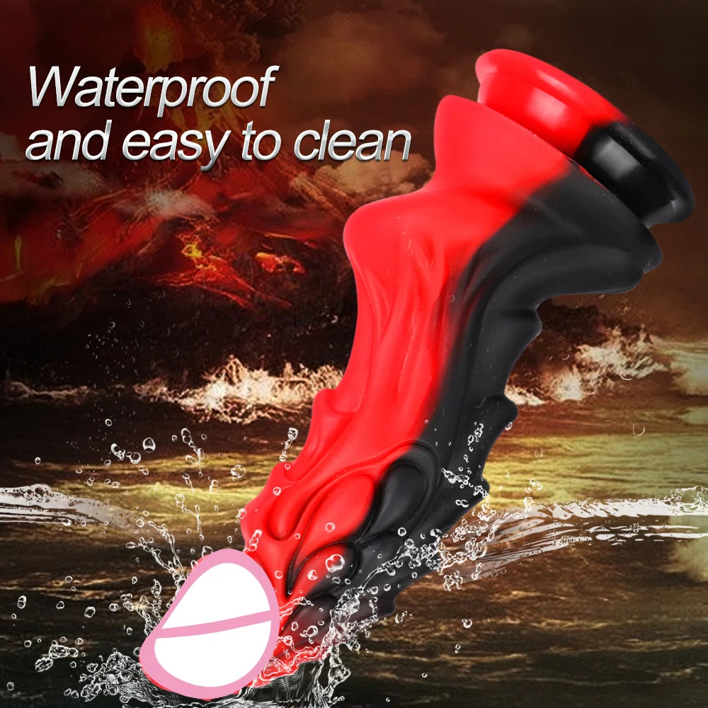 Dragon Dildo Huge Butt Plug Monster Dildos Penis For Woman Silicone Suction Cup Dog Anal Plugs Masturbator Sex Toys for Couples