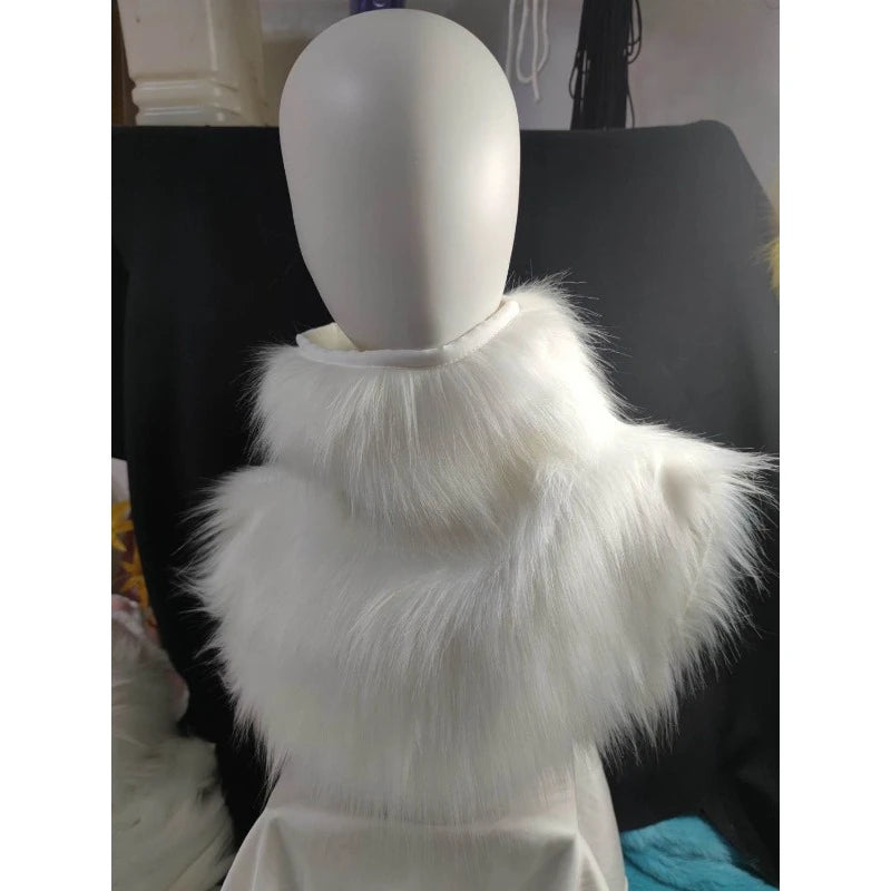 Kigurumi Furry Neck Fur Collar Customizable Multi-Color Animal Halloween Cosplay Accessories Japanese Style Mascots Costumes