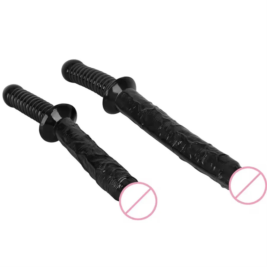 Handheld Sticks Anal Plug Male Female Backyard Anal Sex Expansion Extra Long Dildo Vaginal Anal Masturbation Sex Toy