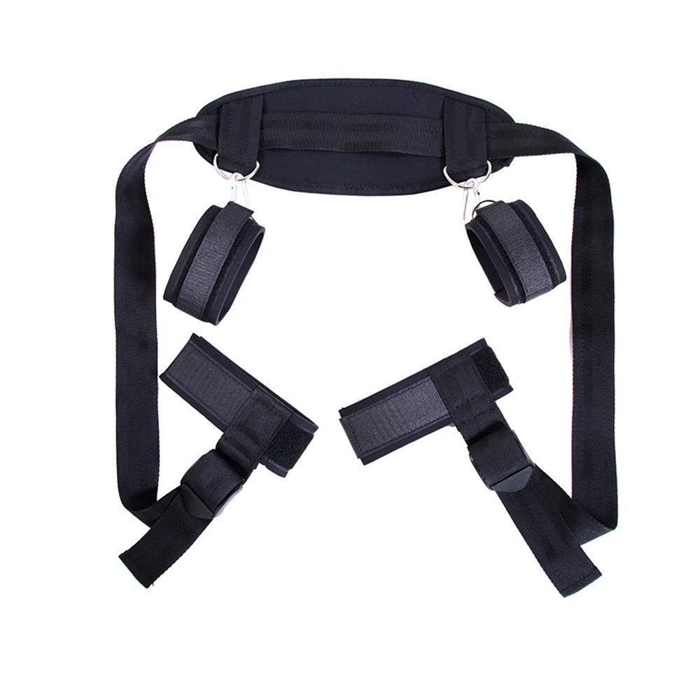 Bdsm Bondage Set Restraint Erotica Binding Sex Forced Split Leg Straps Neck Wrist SM Sex Toys For Woman Couples Products