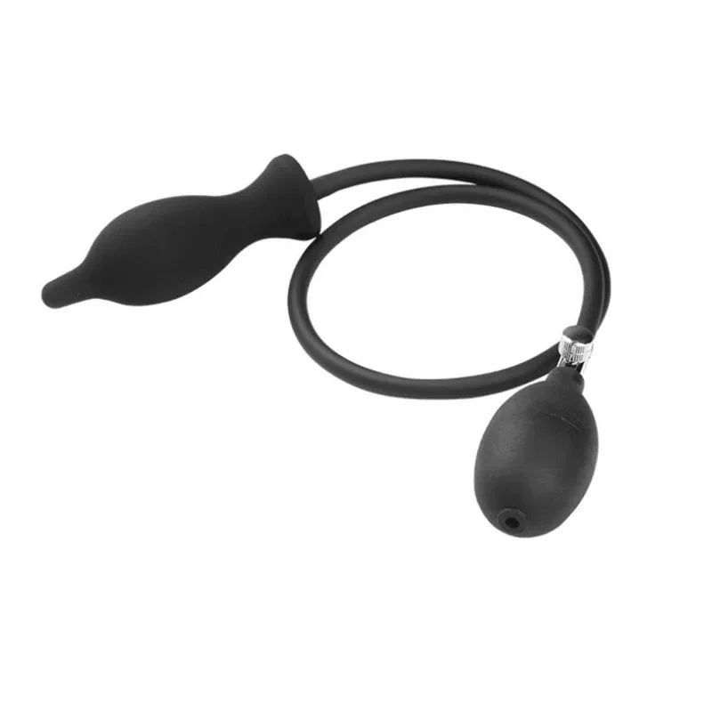 Inflatable Anal Dildo Plug Expandable Butt Plug with Pump Sex Toys for Women Men Anal Dilator Massager Adult Products Silicone