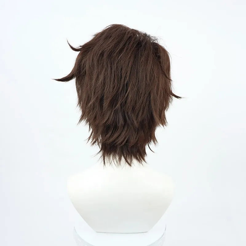 Adam Cosplay Costume Anime Hazzbin Cartoon Hotel Adam Costume Disguise for Men Women Robe Dress Wig Headgear Halloween Carnival