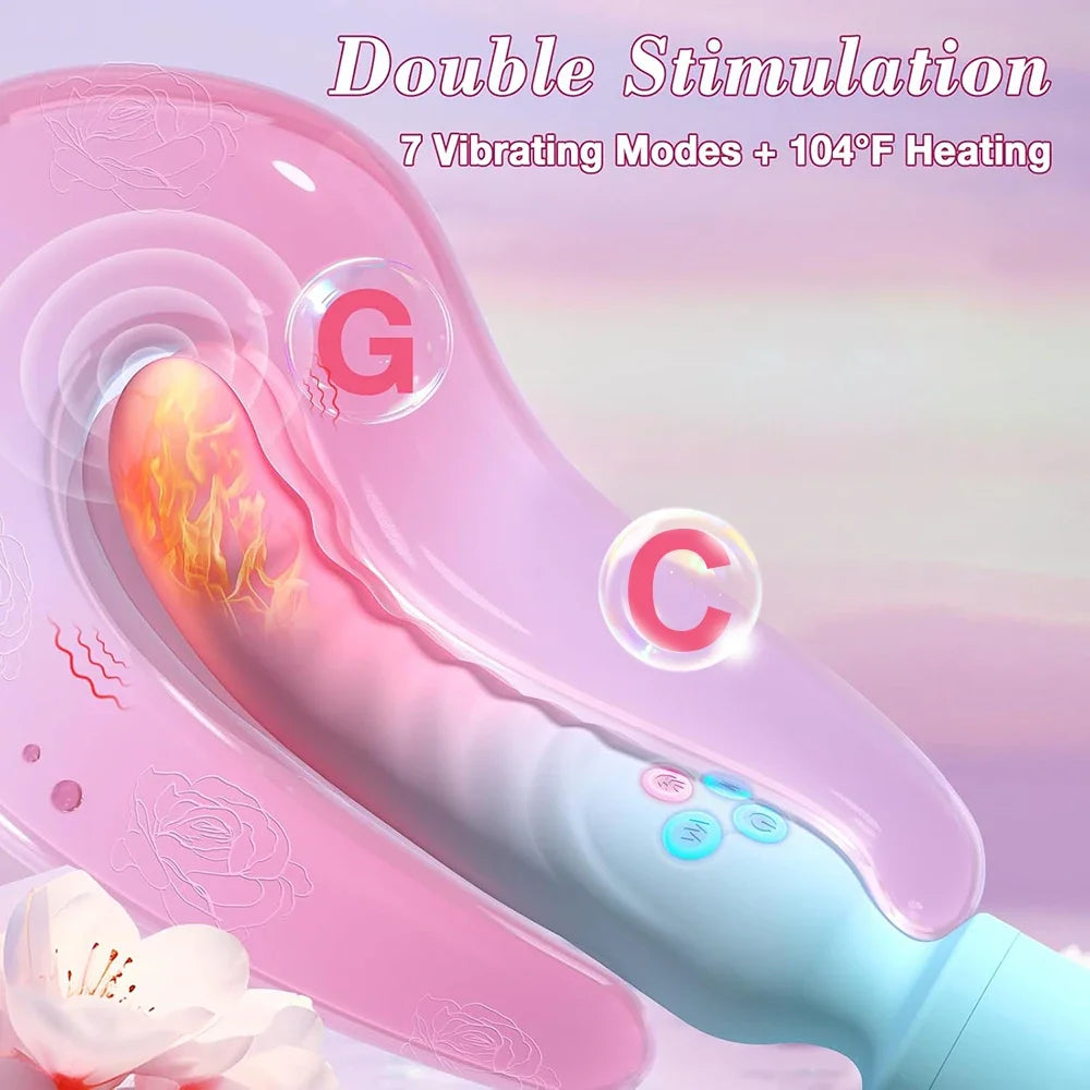 3 IN 1 Mode Dildos Vibrator AV Sex Machine Magic Wand Clitoris G Spot Stimulator Female Vagina Massager Woman Adults Sex Toy 18+