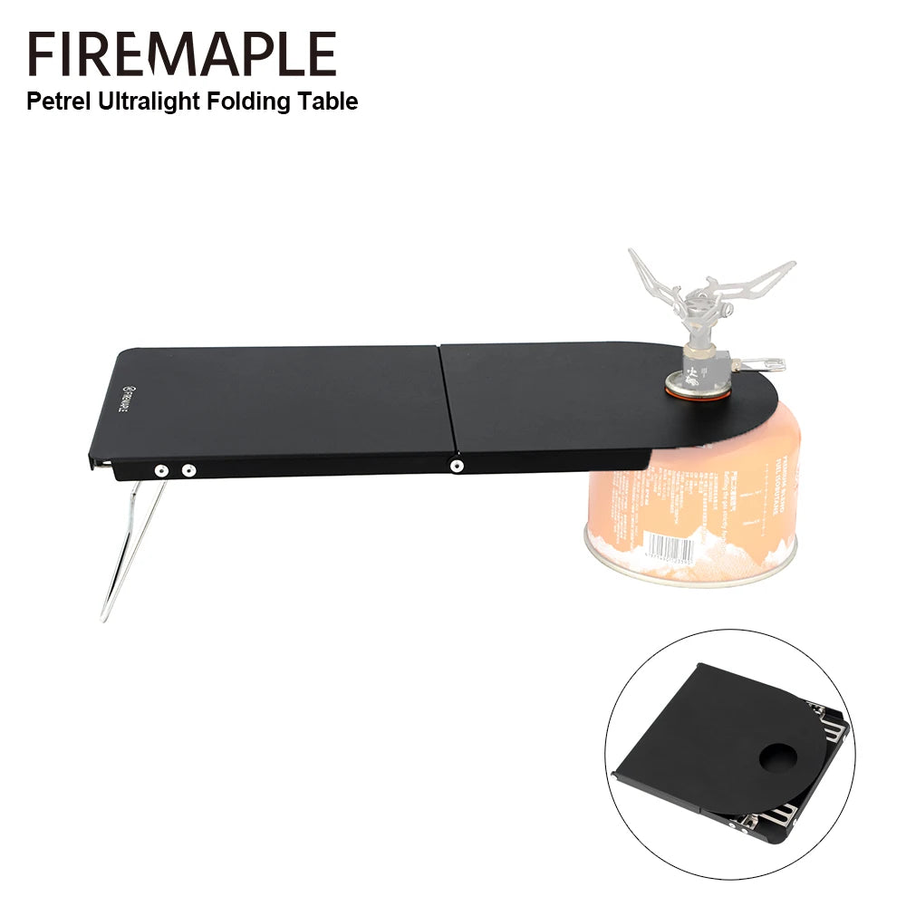 Fire-Maple Petrel Ultralight Table Portable Foldable Aluminum Desk for Solo Hiking Camping Travel Gas Burner Rack Table 191g