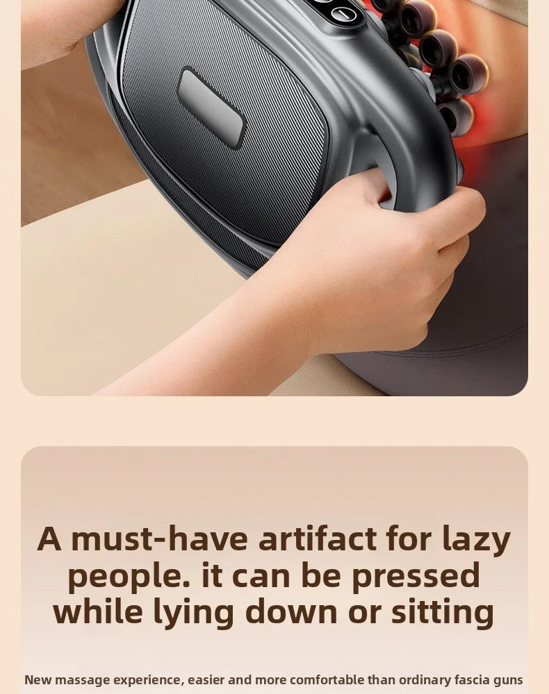 32 Massage Heads Massage Gun Deep Tissue Muscle Professional High Quality Wireless Frequency Vibration Red Light Masajeador