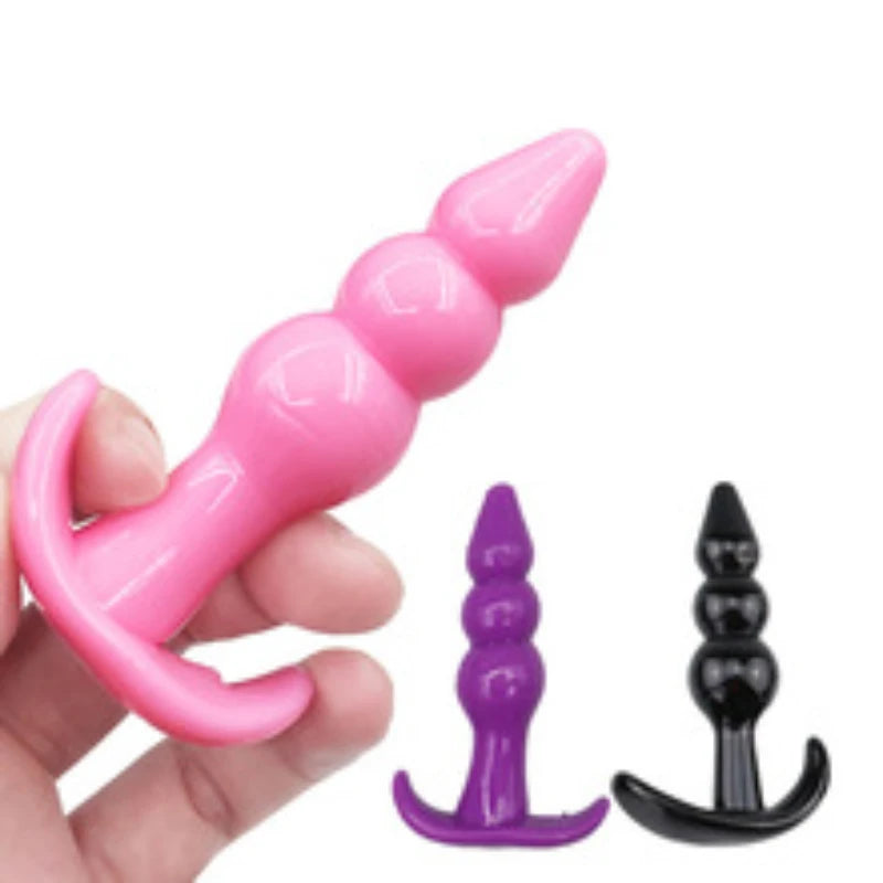 Silicone anal plug safety Dildo vibrator sex toy men and women anal massager buttocks plug intimate products adult homosexual pr