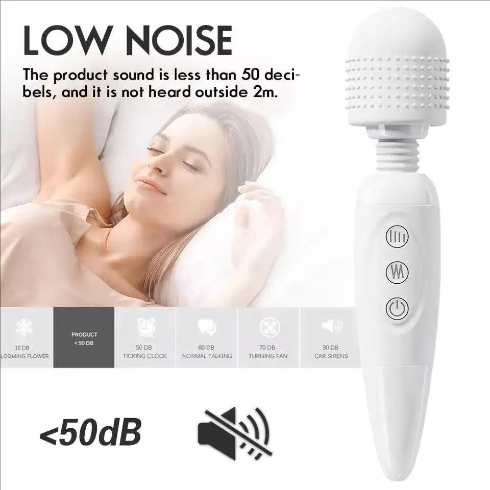 Powerful Women Magic Wand Vibrator Erotic Big AV Stick Female G Spot Massager Clitoris Stimulator Adult Sex Toys for Female