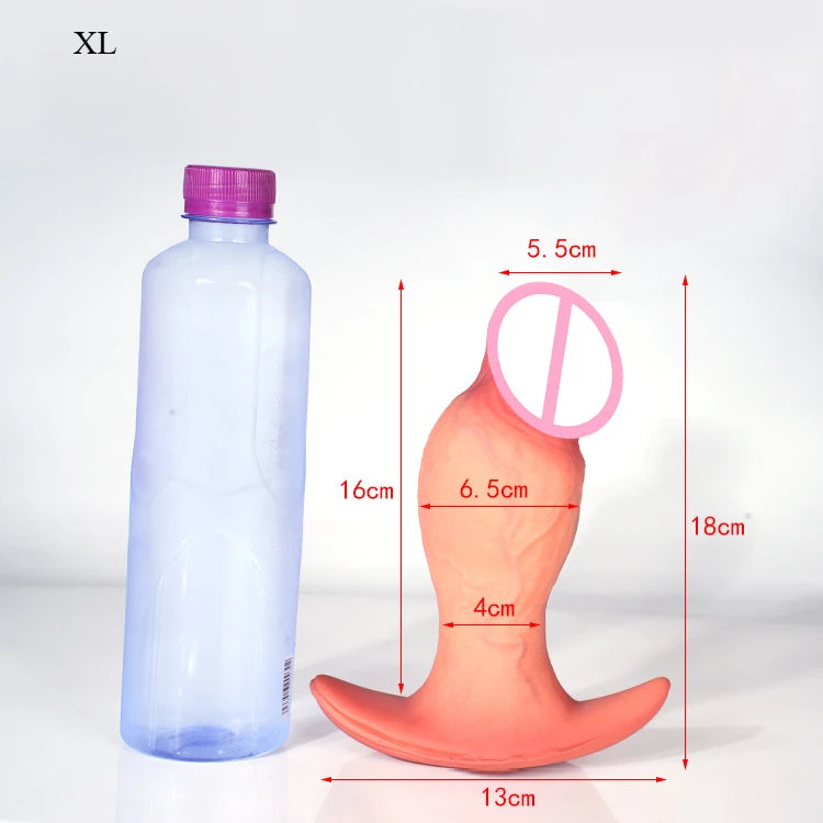 Huge Realistic Dildo Sex Toys G-Spot Anal Plug Butt Plug Dildo Premium Silicone Prostate Massager Anal Training for women men