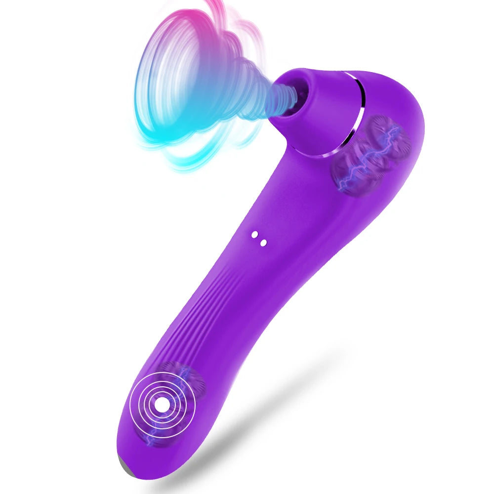 Sucking Vibrator for Women Clitoris Stimulator Female Nipple Oral Blowjob Vacuum Vibrating Clit Sucker Adult Sex Toys for Women