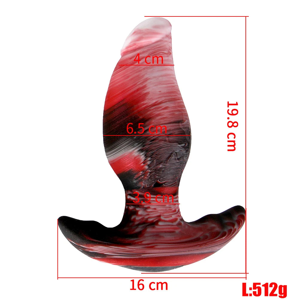 New Color Wearable Anal Plugs Prostate Massage Huge Butt Plug Anal Training G-Spot Stimulation Anal Dildo For Men/Women Buttplug