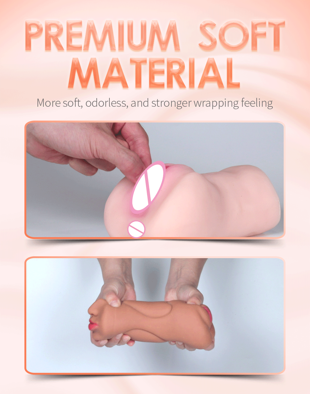 3 IN 1 Sex Toys Masturbation For Men Deep Throat Artificial Real Pussy Oral Male MasturbatorBlowjob Realistic Rubber Vagina 18+
