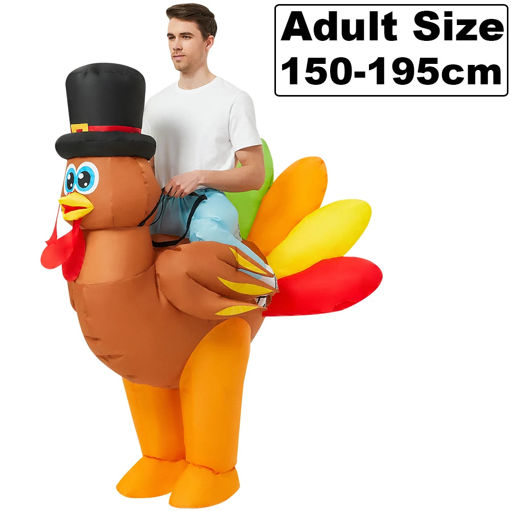 HOT Anime Dinosaur Inflatable Costume Party Mascot Costumes Suit Disfraz Cosplay Halloween Costumes For Adult Kids Dress