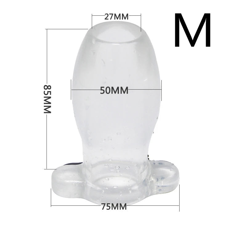 Hollow Anal Plug - Anal Dilator for Multifunctional Use, Peeping & Probing, Enema & Cleansing, Anal Sex Adult Erotic Product