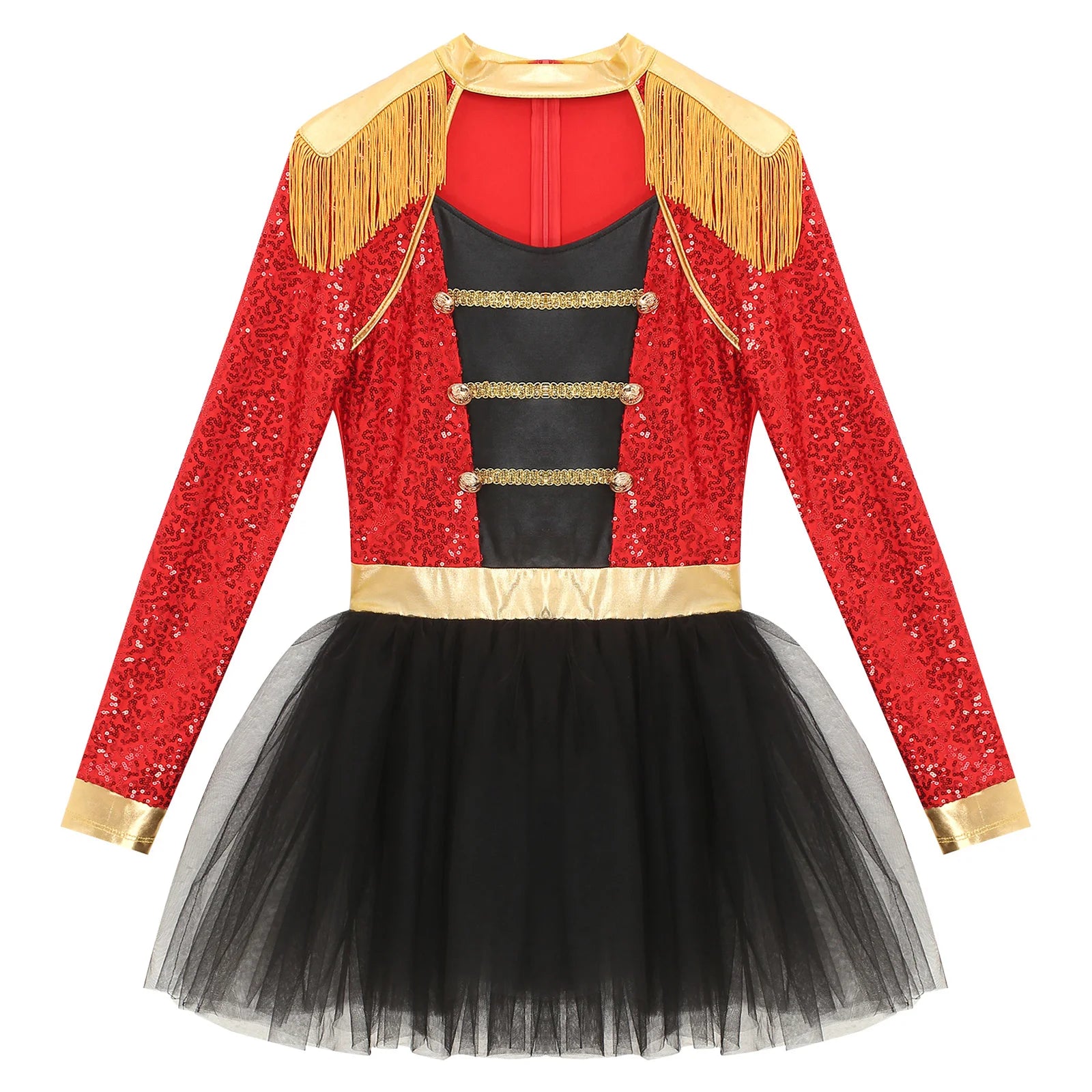 Womens Circus Ringmaster Halloween Cosplay Costume Glitter Lion Tamer Director Uniform Circus Majorette Carnival Clown Clothings