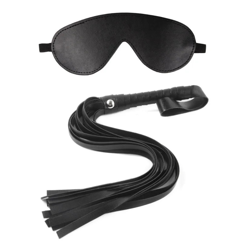 Leather Whip Bondage Plush Erotic Handcuffs Bdsm Slave Gag Exotic Accessories Anal Plug Sex Toys For Women Role Play Adult Games