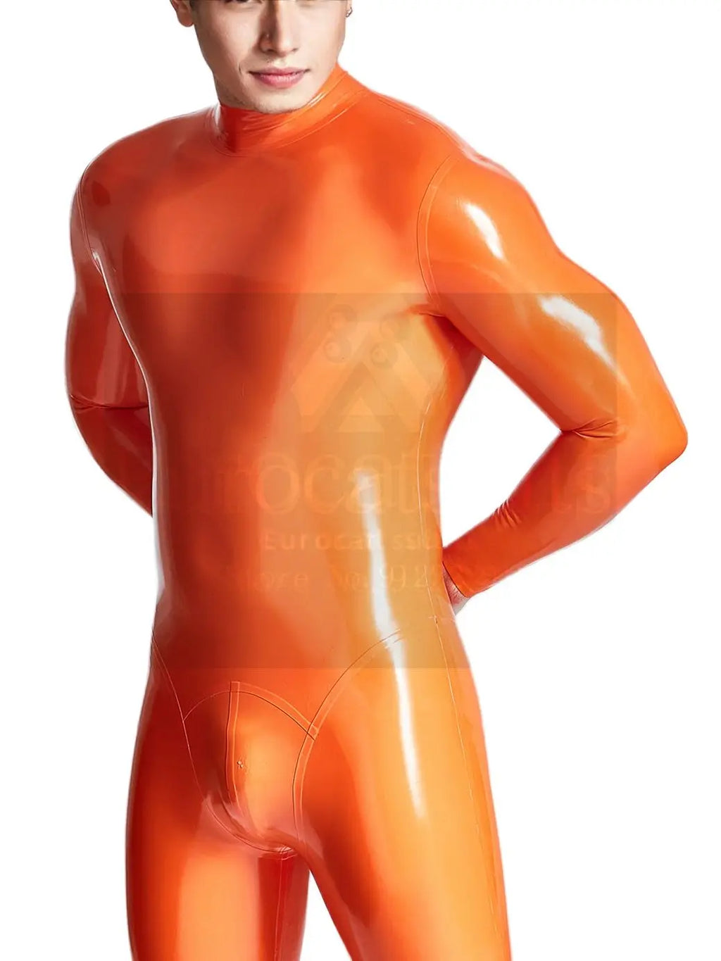 latex suit men rubber fetish Sultry and Sleek: Men's Fetish Rubber Pants Latex Briefs with 3D Crotch and Transparent Design