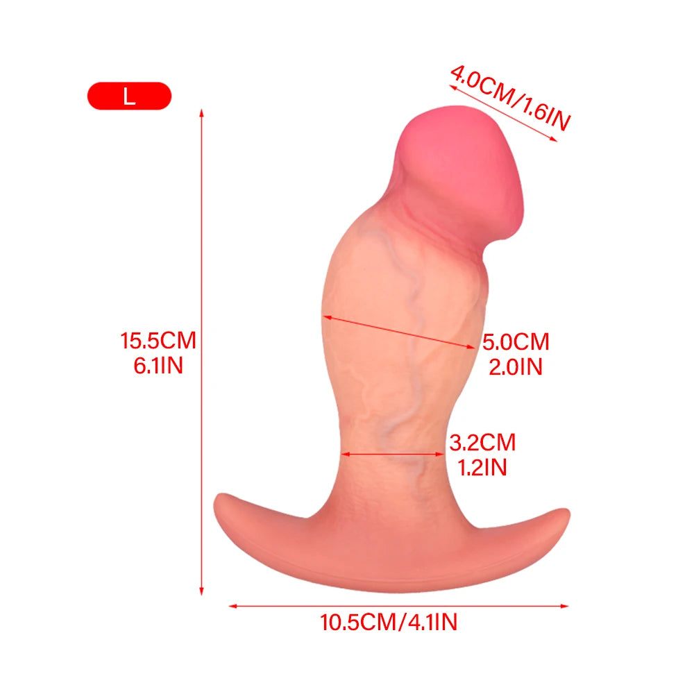 Realistic Dildo With Anchor Shape Base Buttplugs Women Cunt Plug Erotic Gadgets Pleasure Anal Plug Sex Toy For Women Gay Erotic