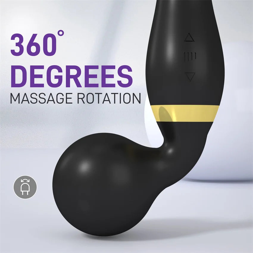 Powerful Dildos Vibrator Dual Motor Silicone Large Size Wand G-Spot Massager Sex Toy For Couple Clitoris Stimulator for Adults