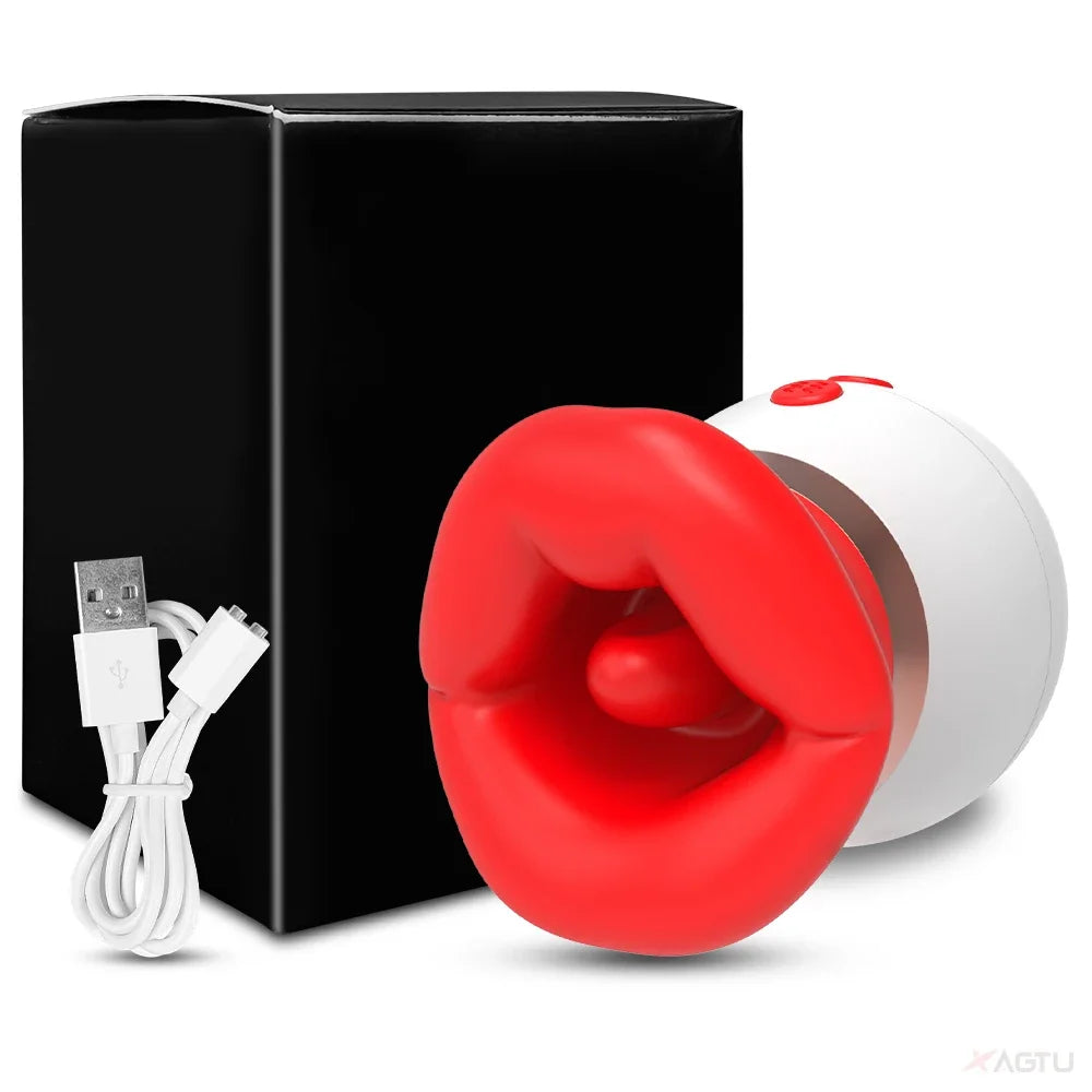 Realistic Dildo Vibrators Sex Toy For Women Tongue Licking Sucking G Spot Vibrator Nipple Clit Clitoral Vibrations Stimulator