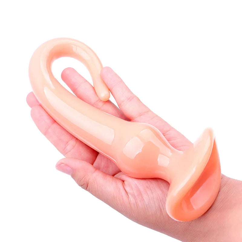 Long Anal Dildo Ass Butt Plugs with Suction Cup Prostate Massager Anal Plug Buttplug Anus Sex Toys Anal Stimulator Sex Product