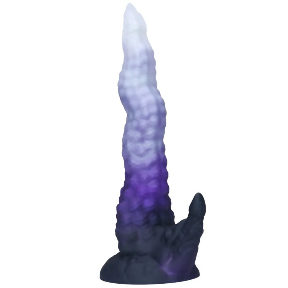 One-Horned Dragon Giant Dildo for Women Male Masturbator Dual-Purpose Anal Plug Adult Sex Toy with Backyard Theme