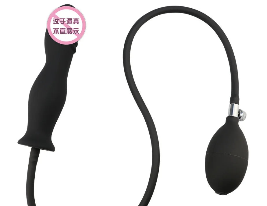 Inflatable Anal Plug Dilator Prostate Massager Buttplug Extra Large Inflat Dildo Anal Pump Adult Supplies Sex Toys For Women Men