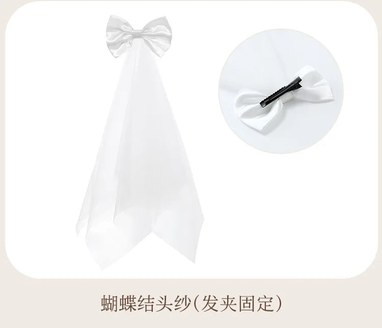 jimiko Costume Women Cosplay Bridal Wedding Lingerie Set Wedding Night Sexy Lingerie Erotic Playwear Tulle Lingerie Playwear Set