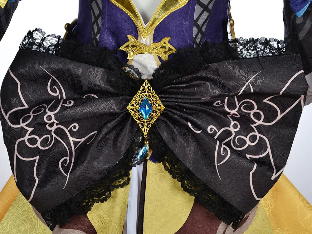 Anime Cosplay impact Navia cosplay dress uniform costume wig set Halloween party outfit for women dresses