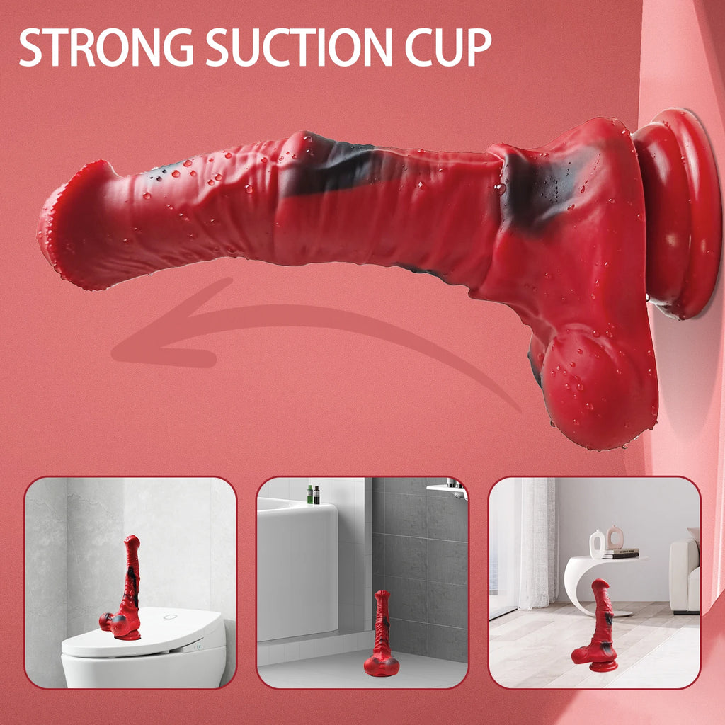 Animals Dildos Sexy adult Masturbation Sex Toys Silicone Realistic Horse Dildo Big Fake Penis Huge Anal Dildos Prostate Ass Plug